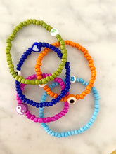 Load image into Gallery viewer, Colourful Initial Bracelet