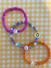 Load image into Gallery viewer, Colourful Initial Bracelet