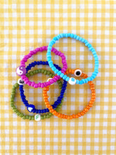 Load image into Gallery viewer, Colourful Initial Bracelet